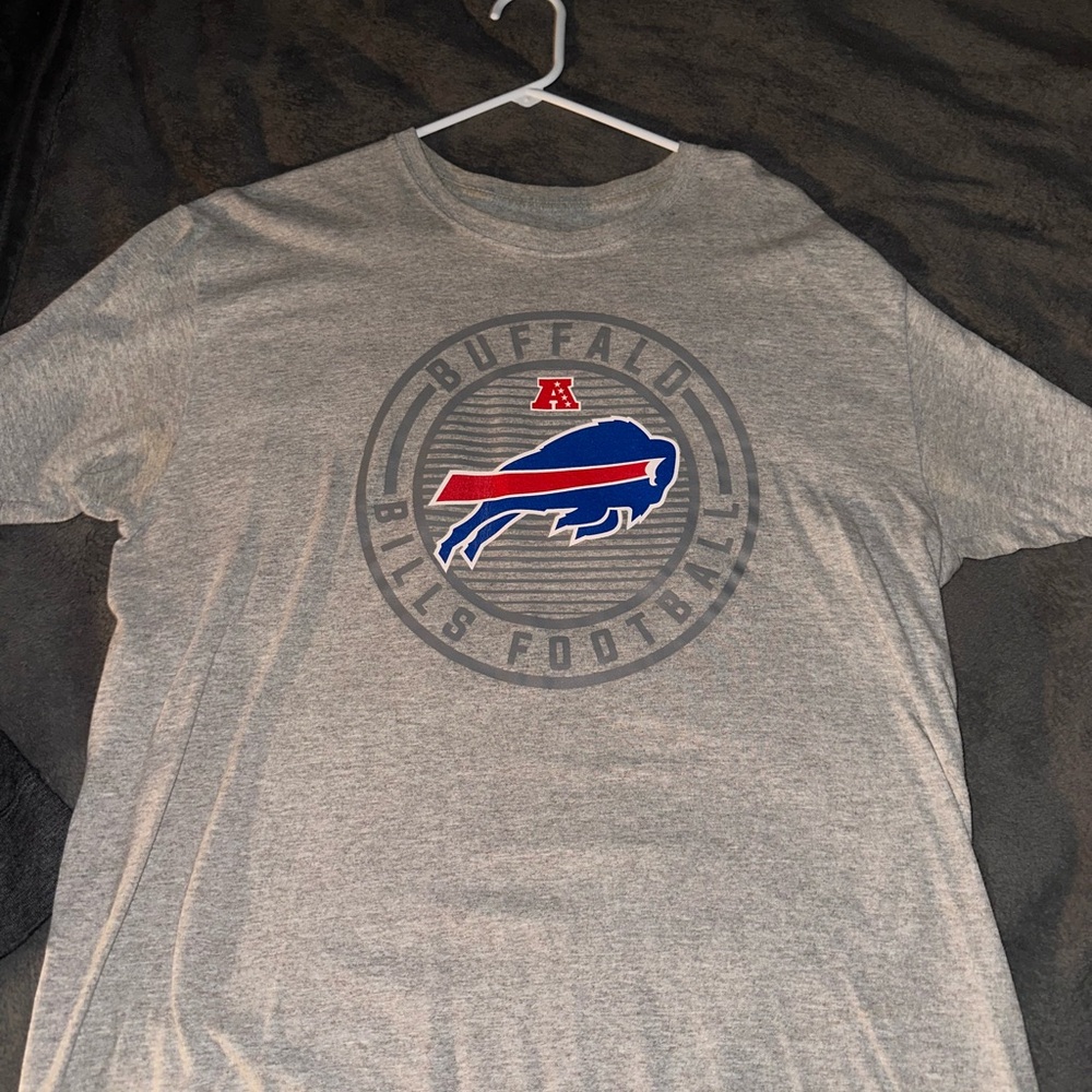 Buffalo Bills Gray T-Shirt nfl team apparel size large